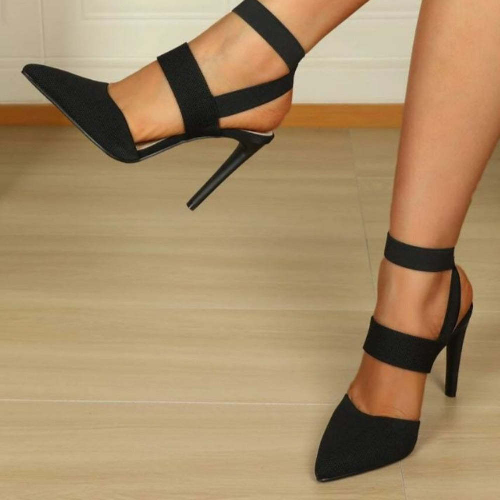 Stiletto Strap Pumps-Soco Sands