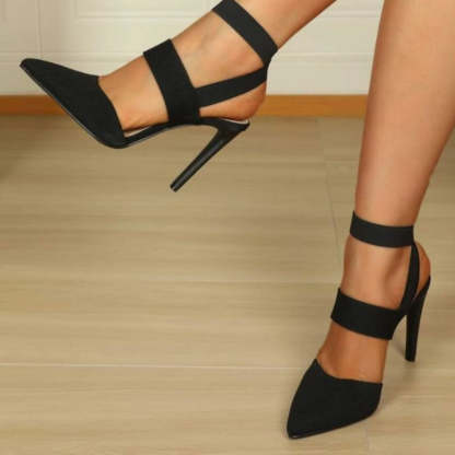 Stiletto Strap Pumps-Soco Sands