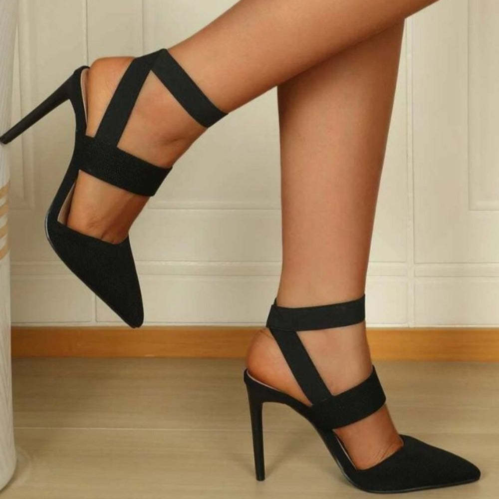 Stiletto Strap Pumps-Soco Sands