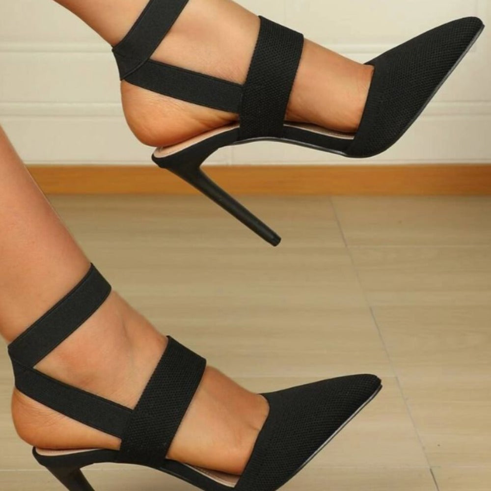 Stiletto Strap Pumps-Soco Sands
