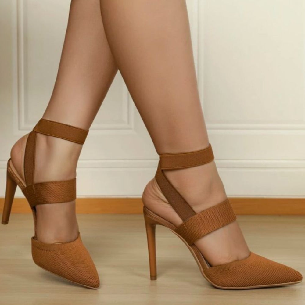 Stiletto Strap Pumps-Soco Sands