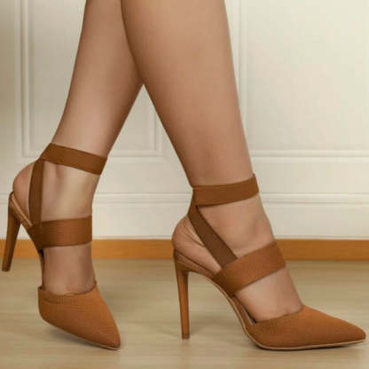 Stiletto Strap Pumps-Soco Sands