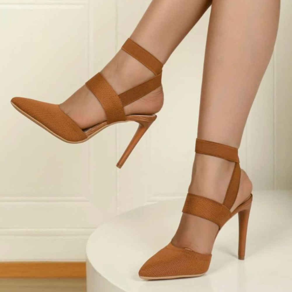 Stiletto Strap Pumps-Soco Sands