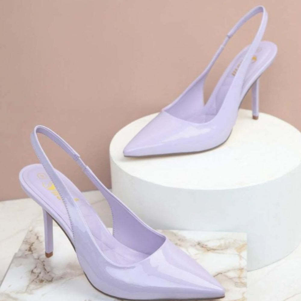 Leather Sling Back Pumps-Soco Sands