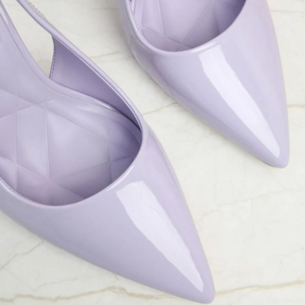 Leather Sling Back Pumps-Soco Sands