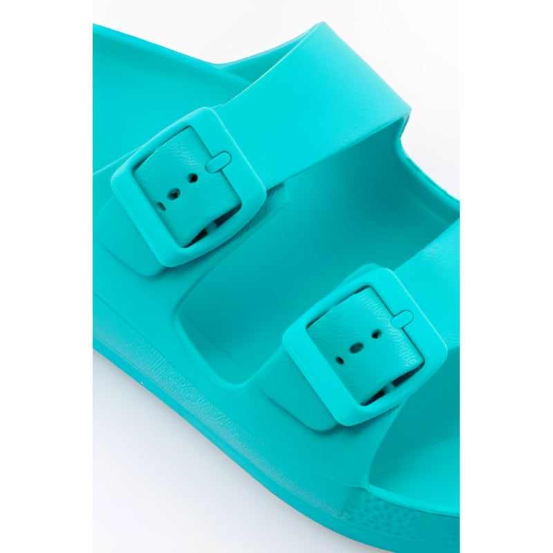 Adjustable Double Strap Buckle Slides-Soco Sands