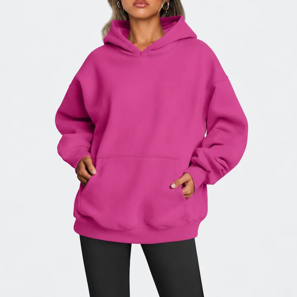 Casual Oversized Pullover Hoodie For Women