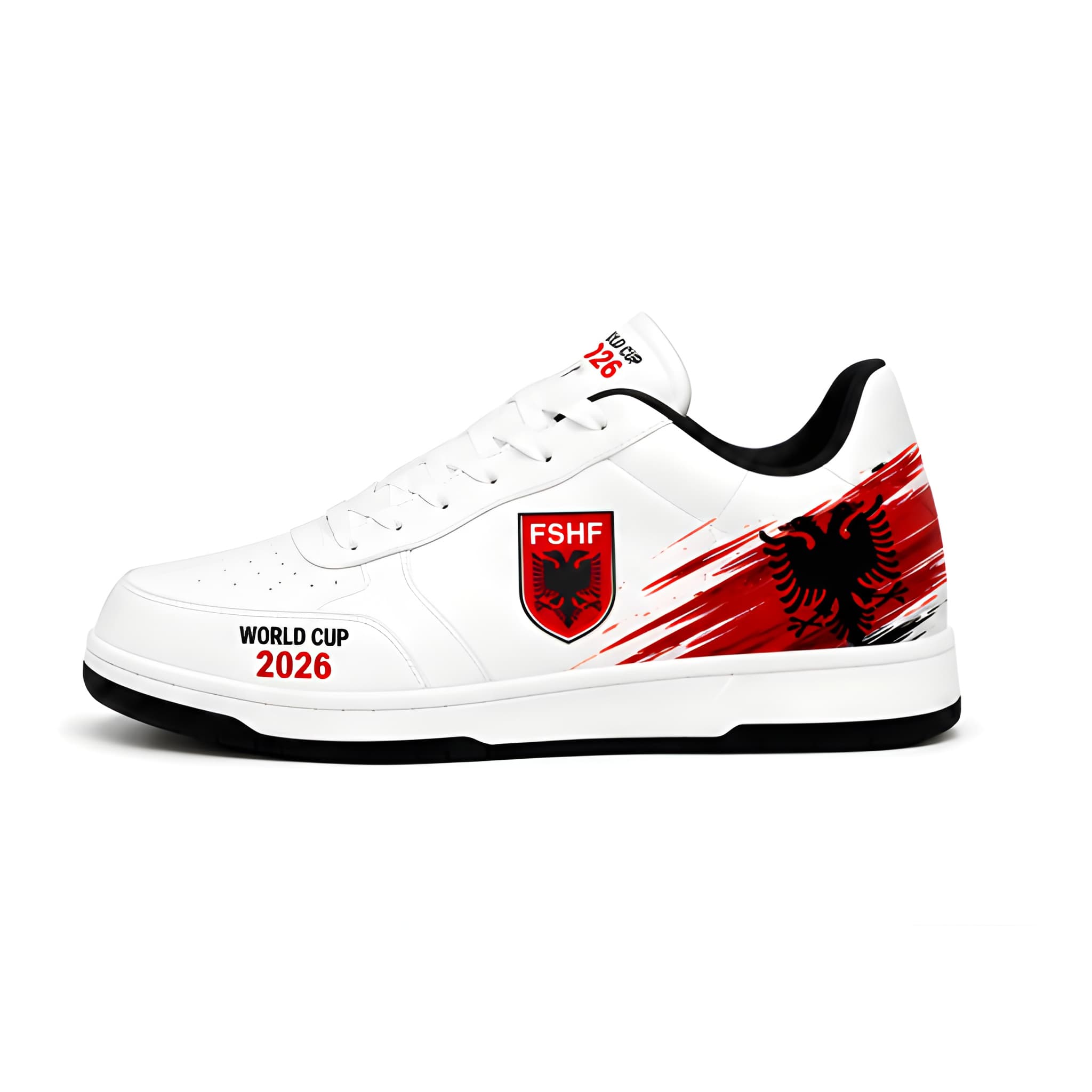 World Cup 2026 Albania Football Fan Printed Shoes