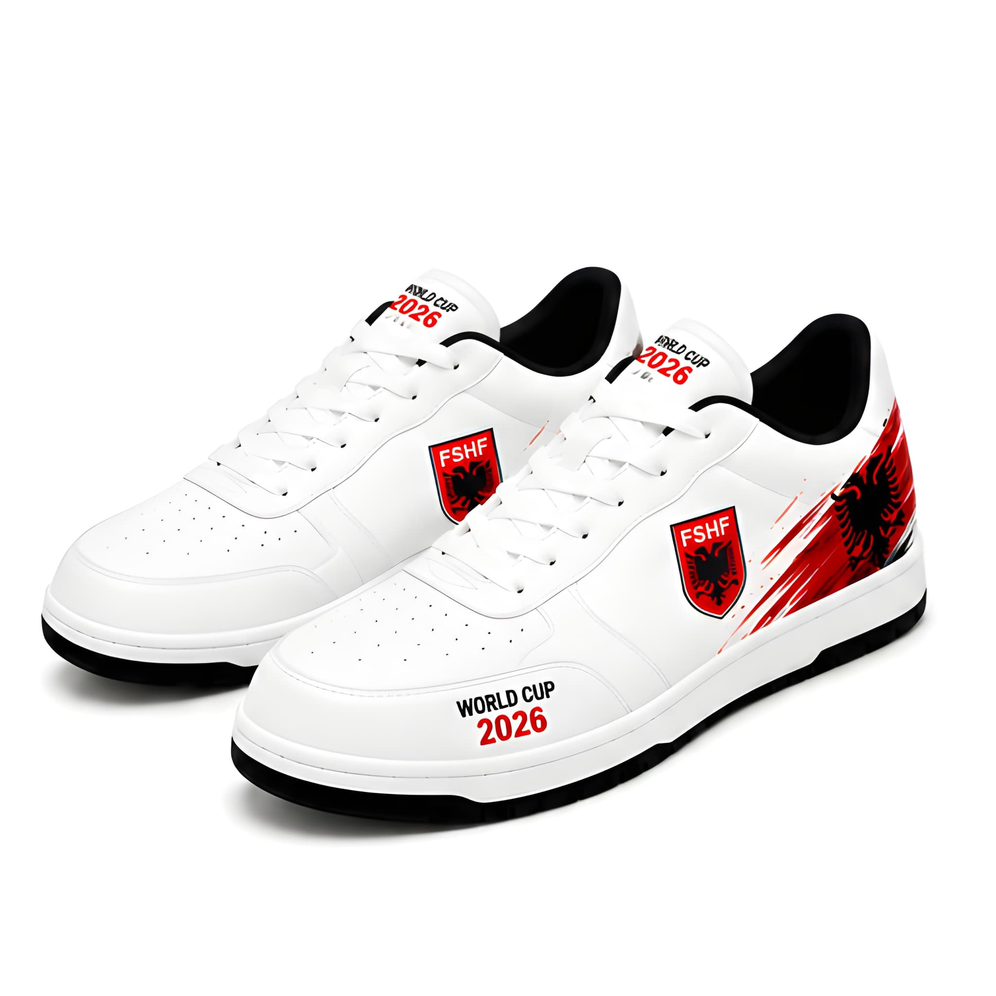 World Cup 2026 Albania Football Fan Printed Shoes