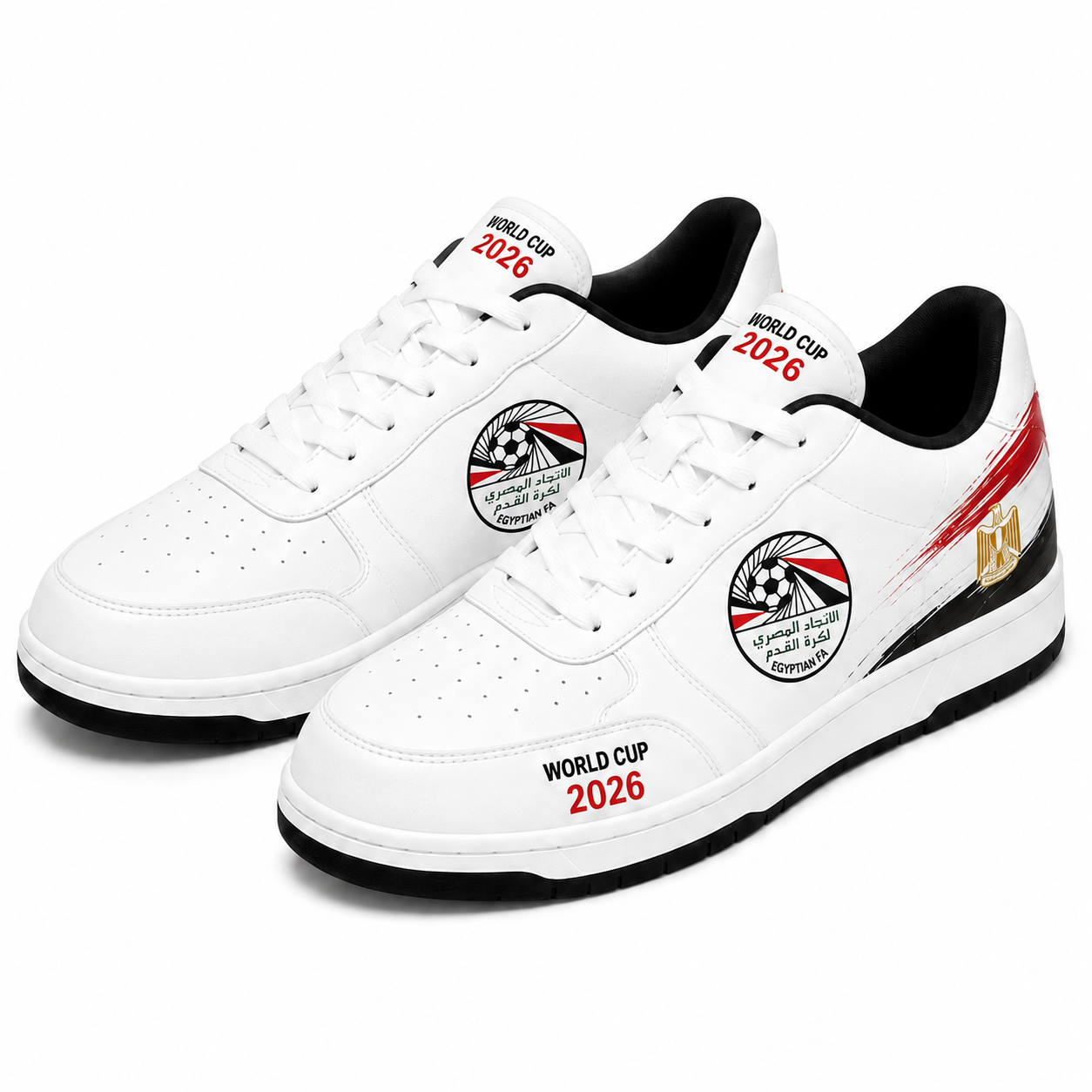 World Cup 2026 Egypt Football Fan Printed Shoes