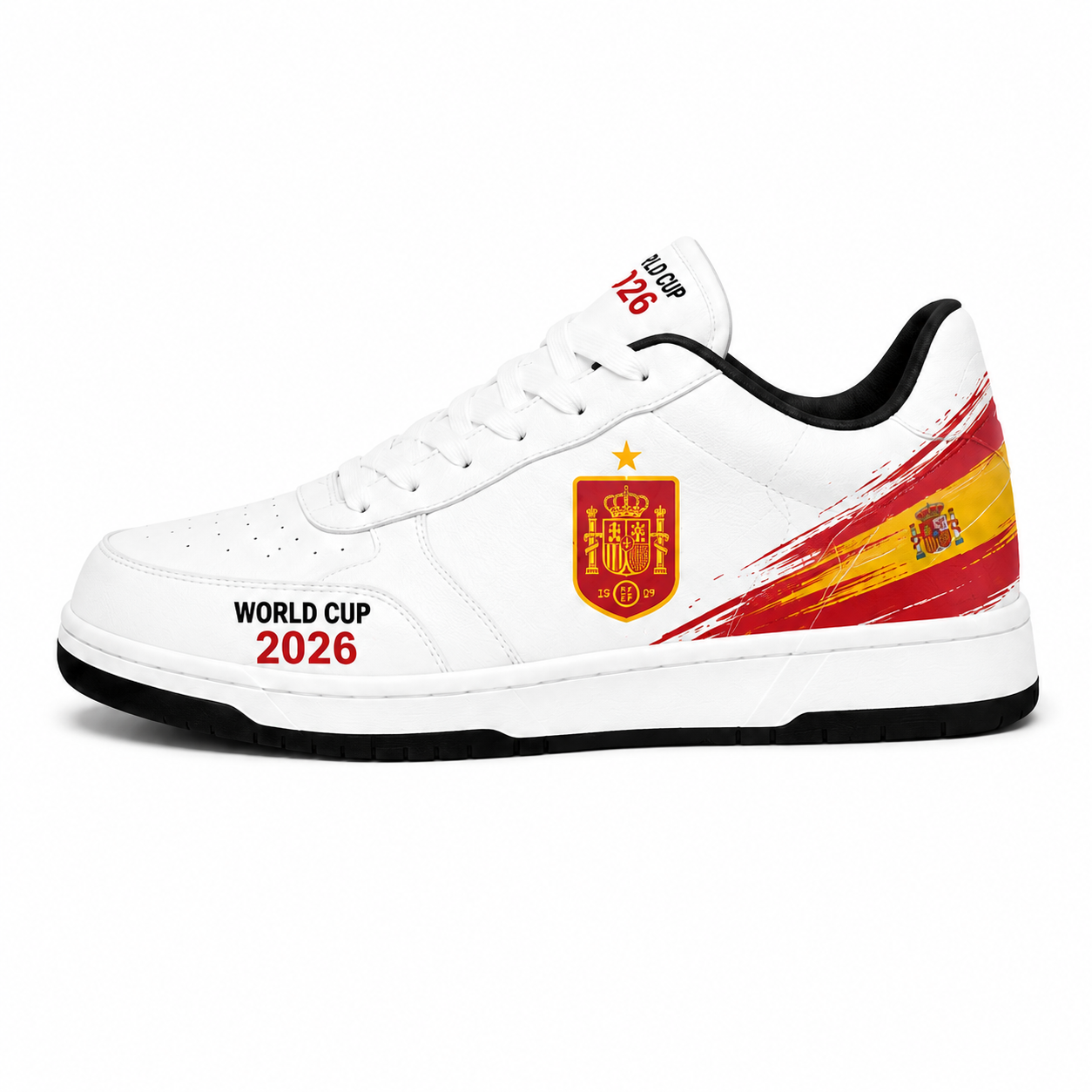 World Cup 2026 Spain Football Fan Printed Shoes