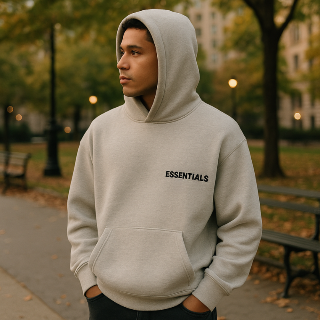 Minimalist Essentials Printed Hoodie