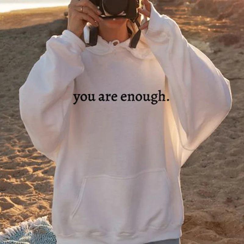 Dear Person Message Printed Hoodie For Women