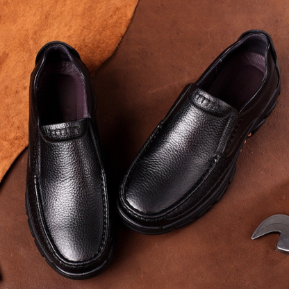Genuine Leather Casual Slip-On Shoes-Soco Sands