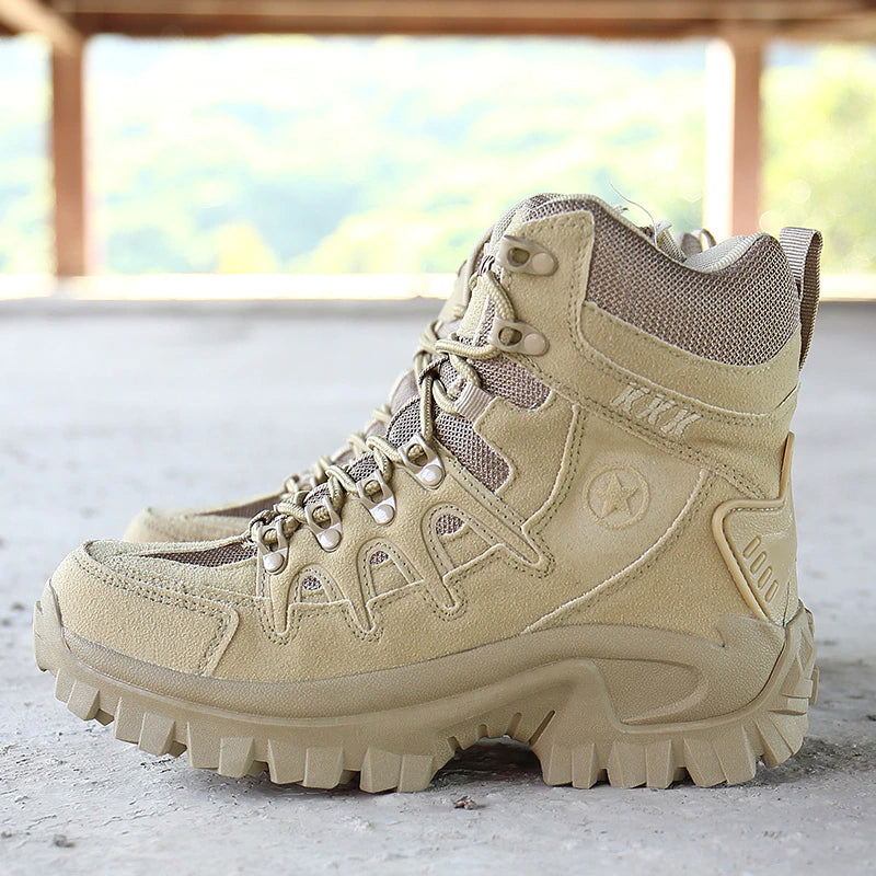 Mens Military Tactical Ankle Boots-Soco Sands