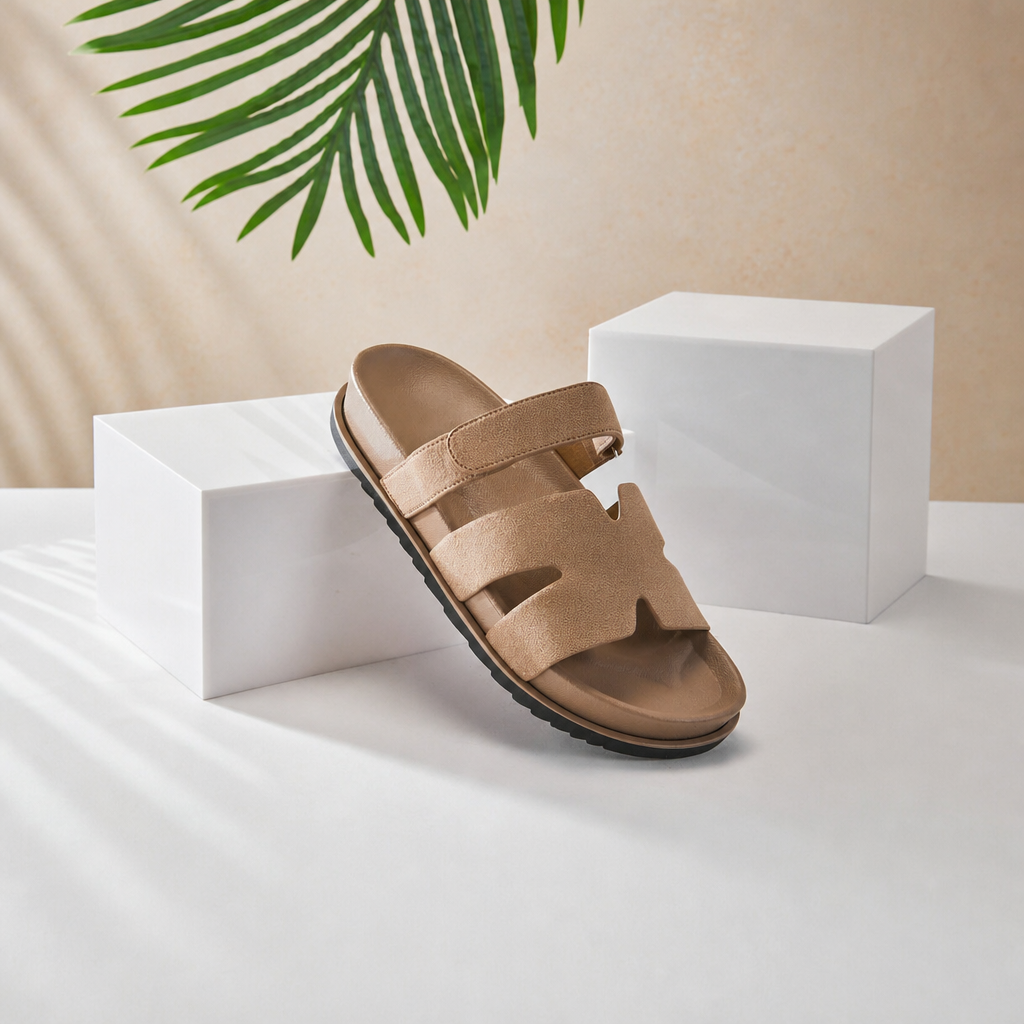Casual Double Strap Flat Sandals For Summer