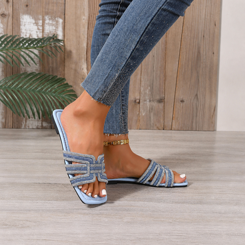 Casual Summer Flat Slide Sandals For Women
