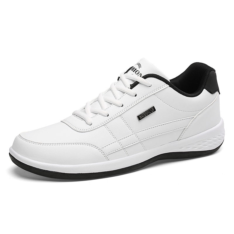 Men's Leather Breathable Casual Vulcanize Shoes-Soco Sands