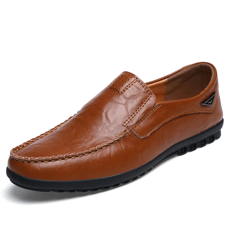 Men's Breathable Casual Leather Shoes-Soco Sands