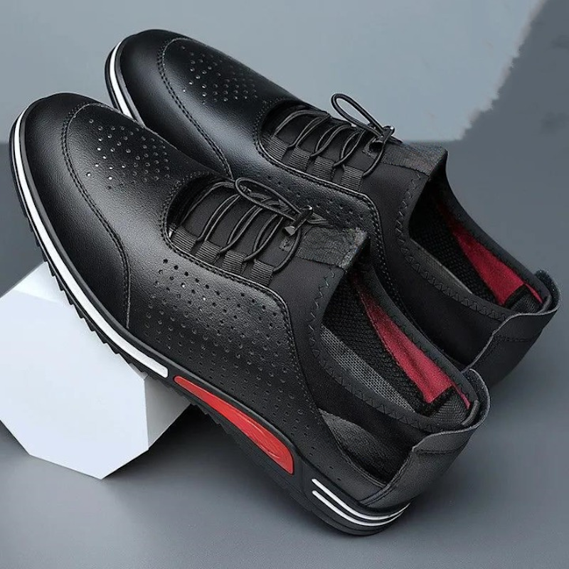 Breathable Casual Lace Up Soft Men's Shoes-Soco Sands