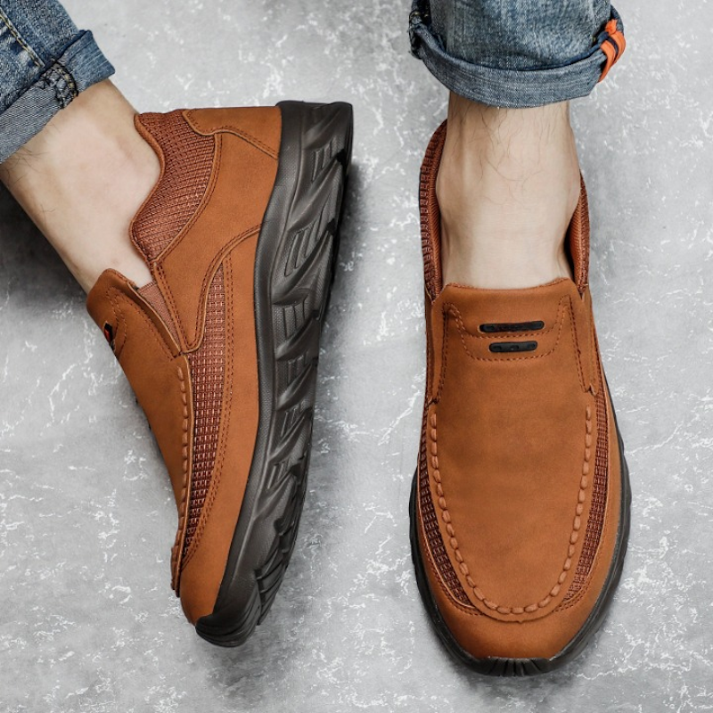 Handmade Men's Retro Casual Shoes-Soco Sands