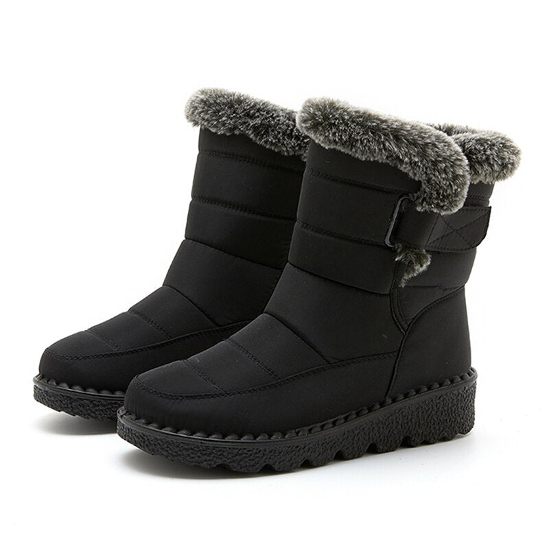 Waterproof Fur Snow Boots for Men-Soco Sands