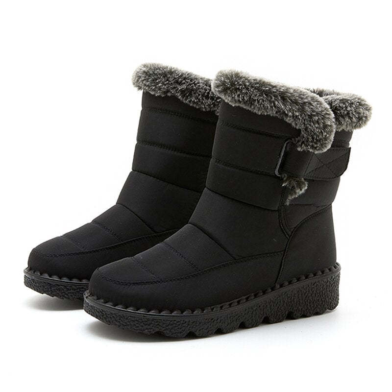 Waterproof Fur Snow Boots for Men-Soco Sands