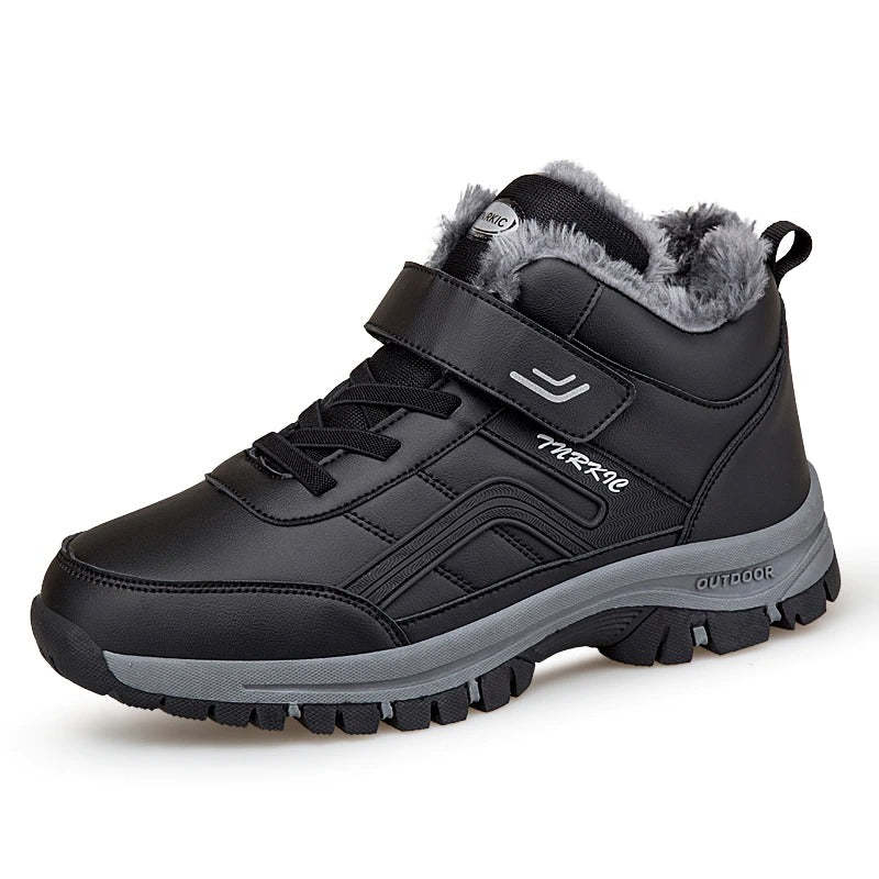 Lace-Up Outdoor Warm Hiking Boot For Men-Soco Sands