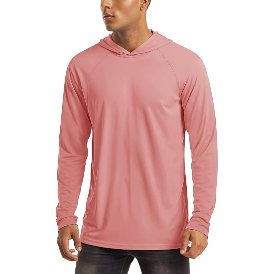 Long Sleeve Athletic Fishing Hoodie Outdoor Performance Wear for Men