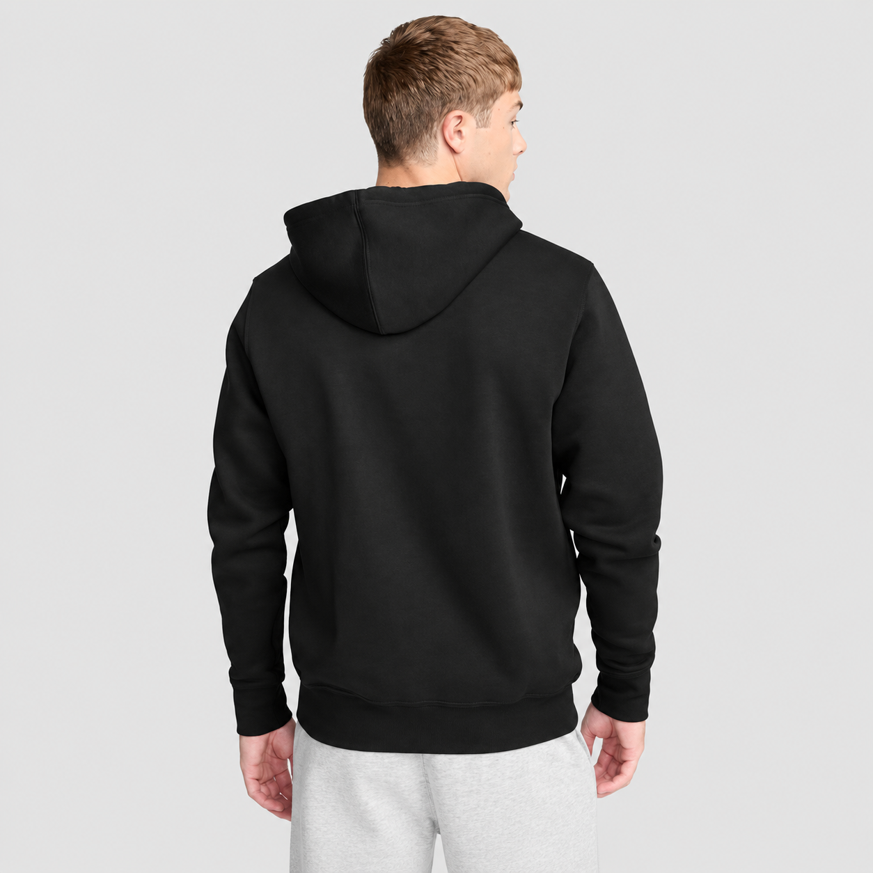 Classic Full Zip Hooded Sweatshirt For Men