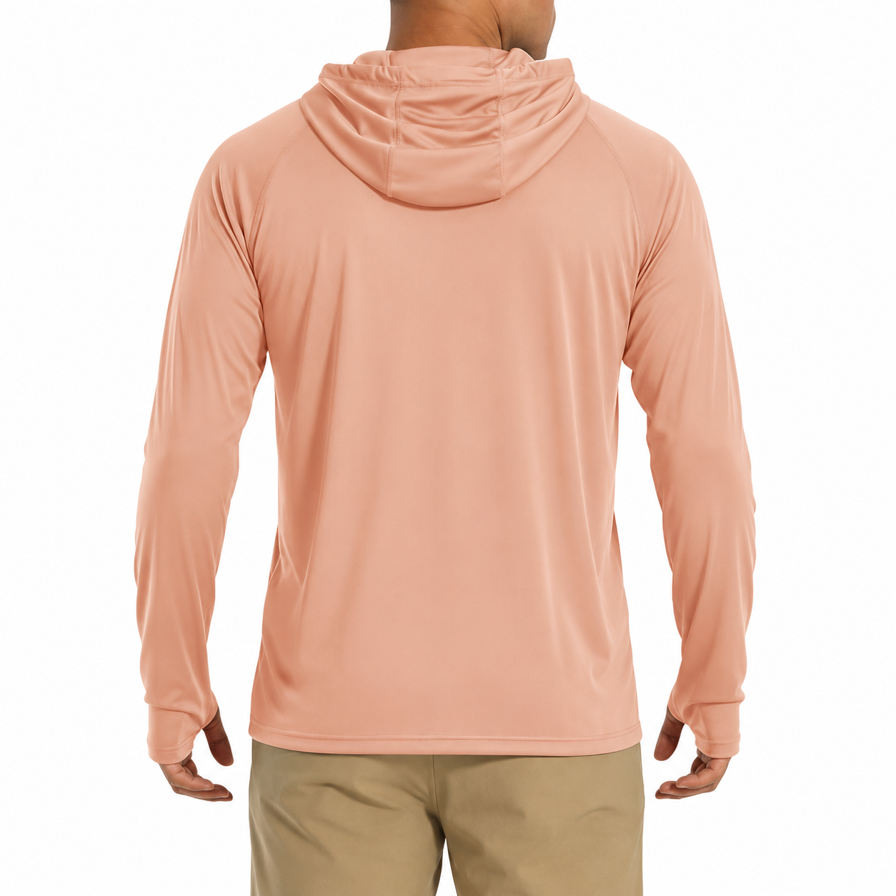 Long Sleeve Athletic Fishing Hoodie Outdoor Performance Wear for Men