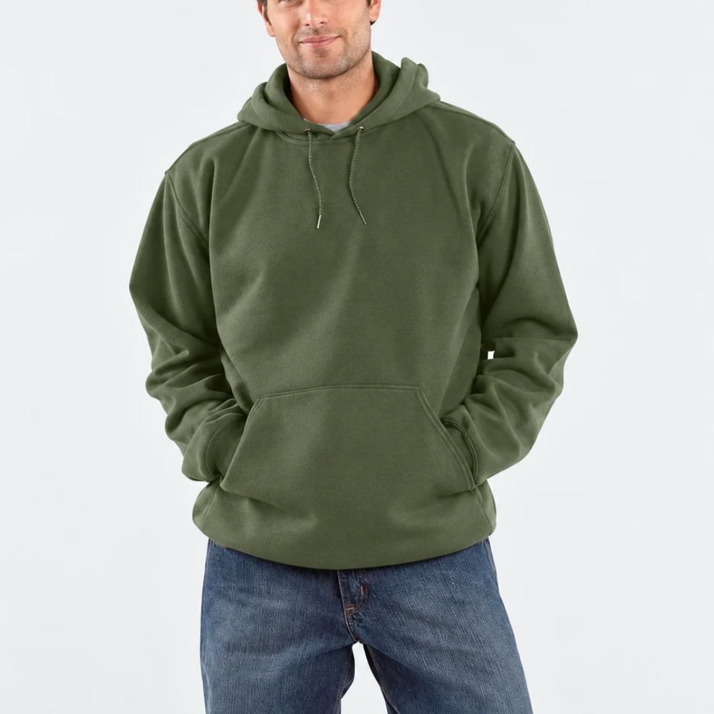 Casual Loose Hooded Sweatshirt For Men