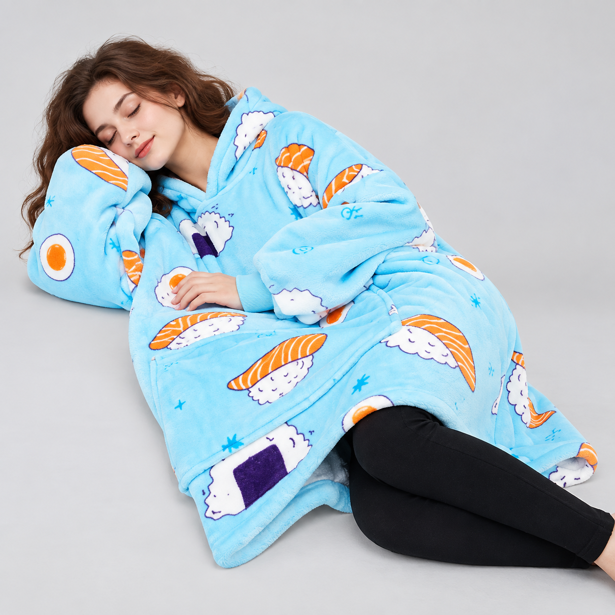 Cozy Wearable Blanket Hoodie For Men And Women