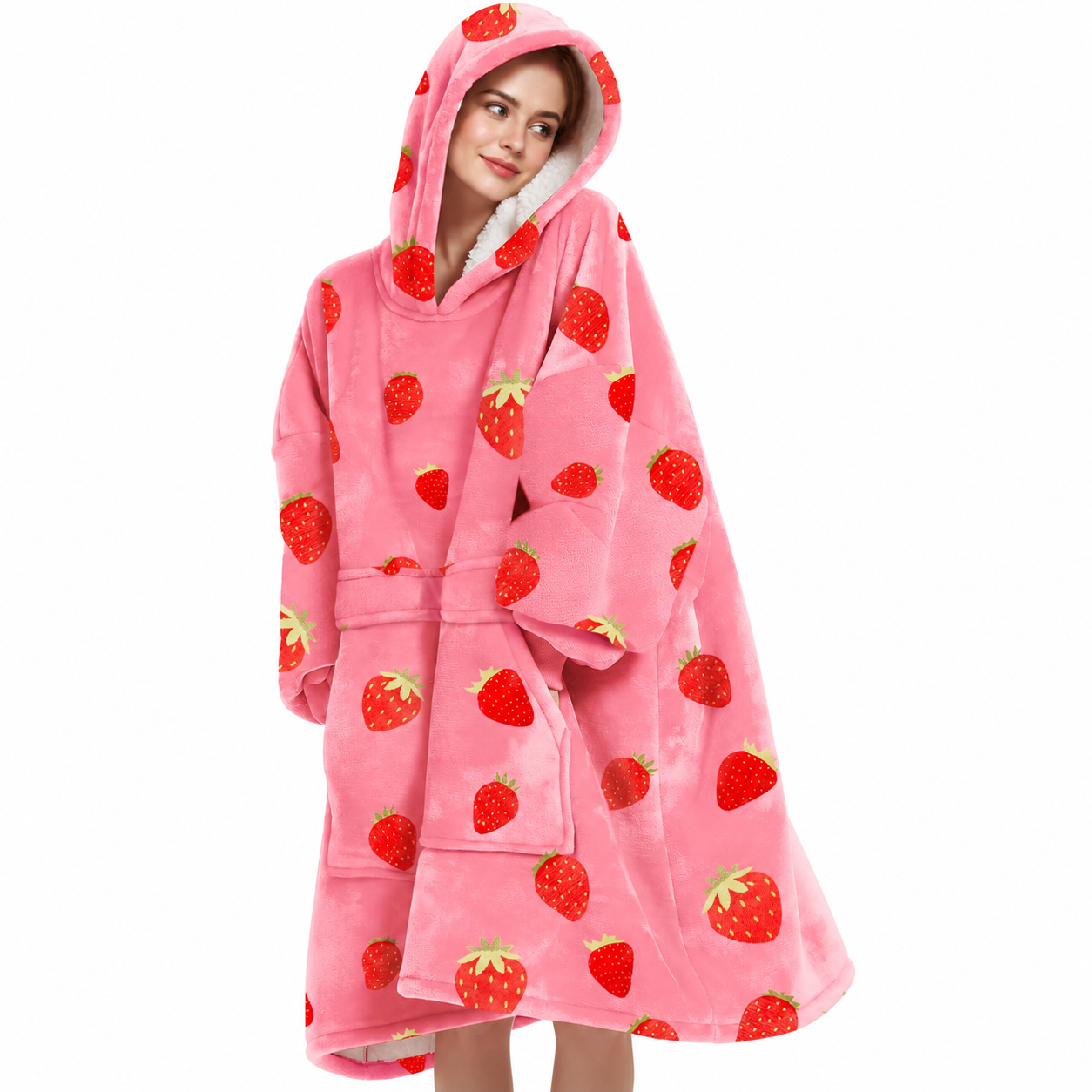 Cozy Wearable Blanket Hoodie For Men And Women