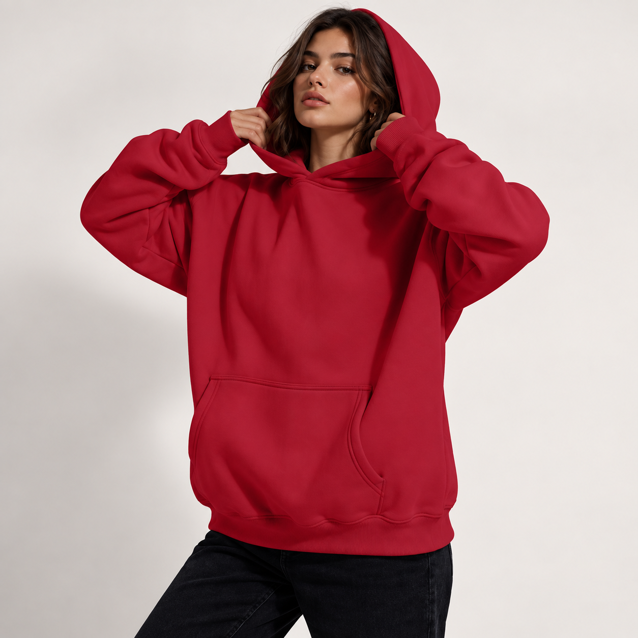 Casual Oversized Pullover Hoodie For Women