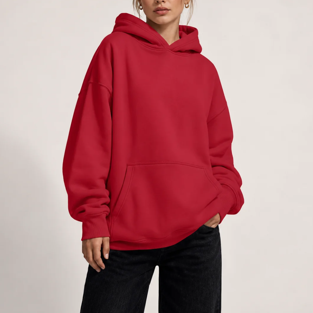 Casual Oversized Pullover Hoodie For Women