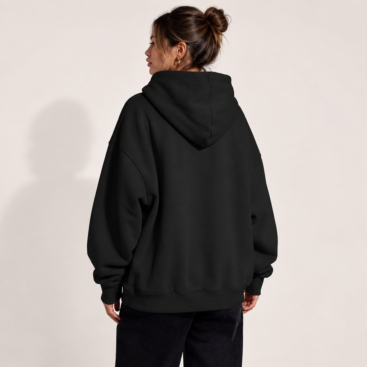 Casual Oversized Pullover Hoodie For Women