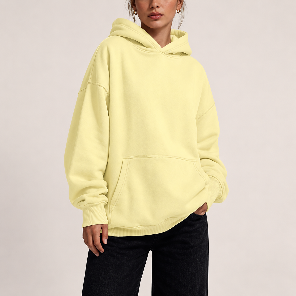 Casual Oversized Pullover Hoodie For Women