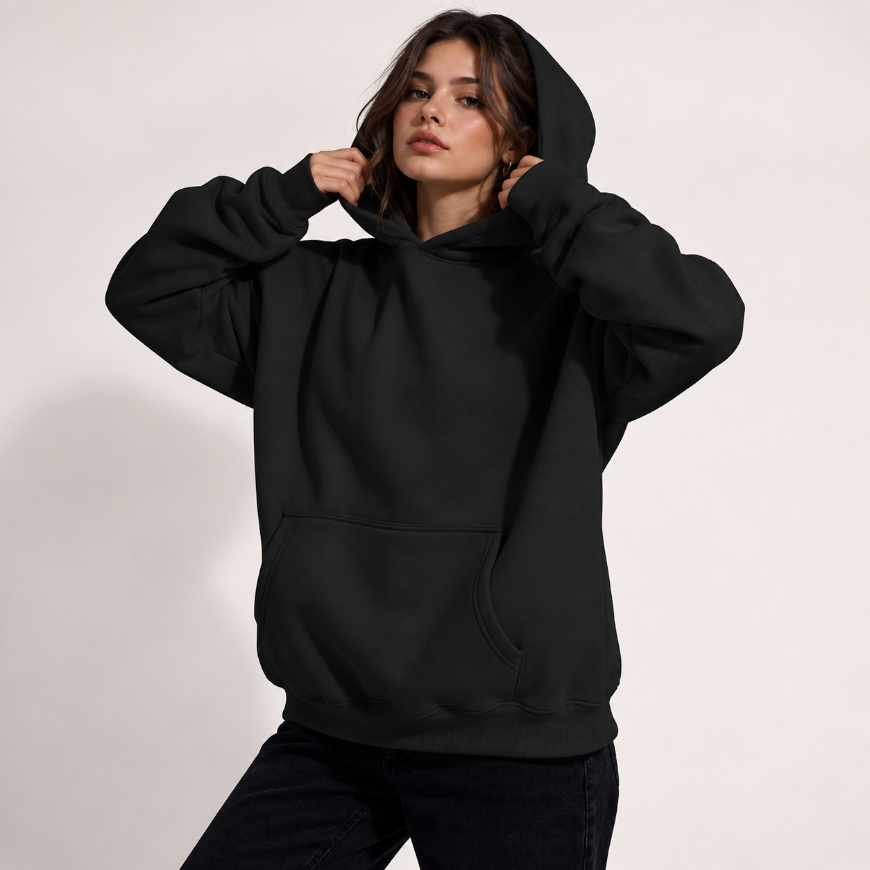 Casual Oversized Pullover Hoodie For Women