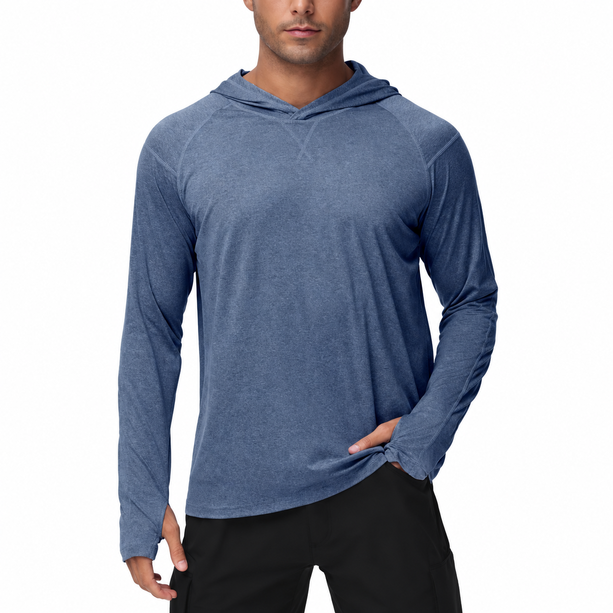 Long Sleeve Fishing Hoodie For Outdoor Activity Wear For Men