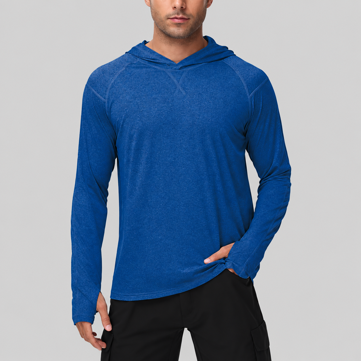 Long Sleeve Fishing Hoodie For Outdoor Activity Wear For Men