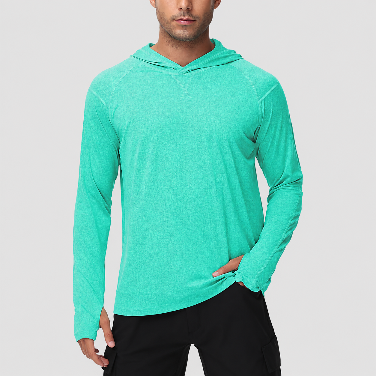 Long Sleeve Fishing Hoodie For Outdoor Activity Wear For Men