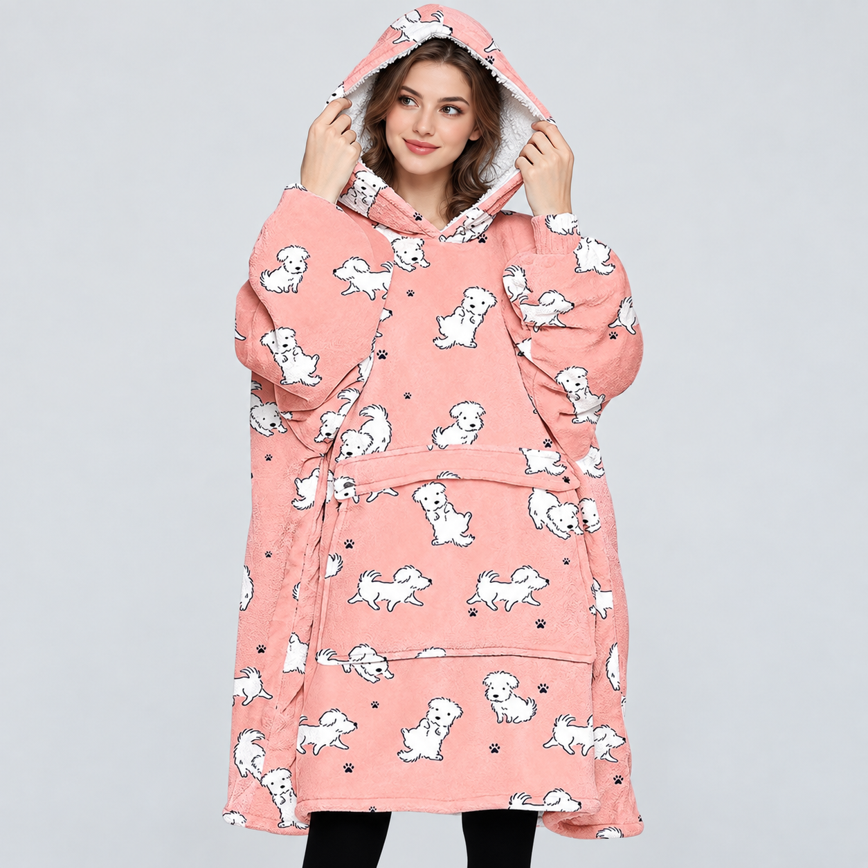 Cozy Wearable Blanket Hoodie For Men And Women