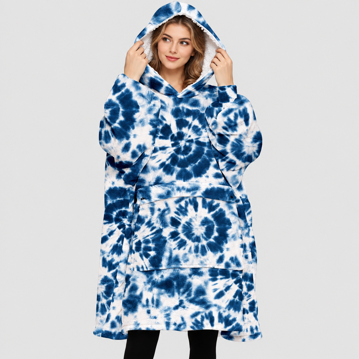Cozy Wearable Blanket Hoodie For Men And Women