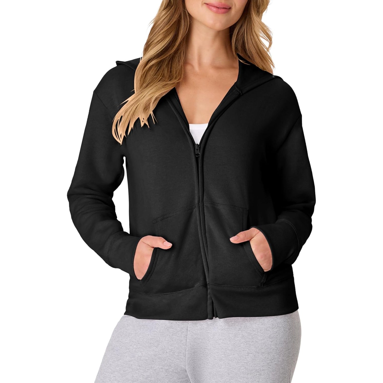 Casual Full Zip Hoodie For Everyday Wear For Women
