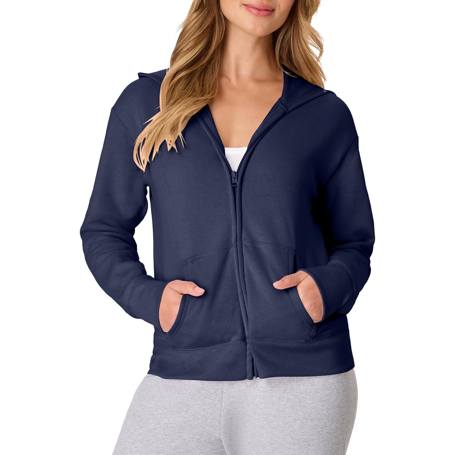 Casual Full Zip Hoodie For Everyday Wear For Women