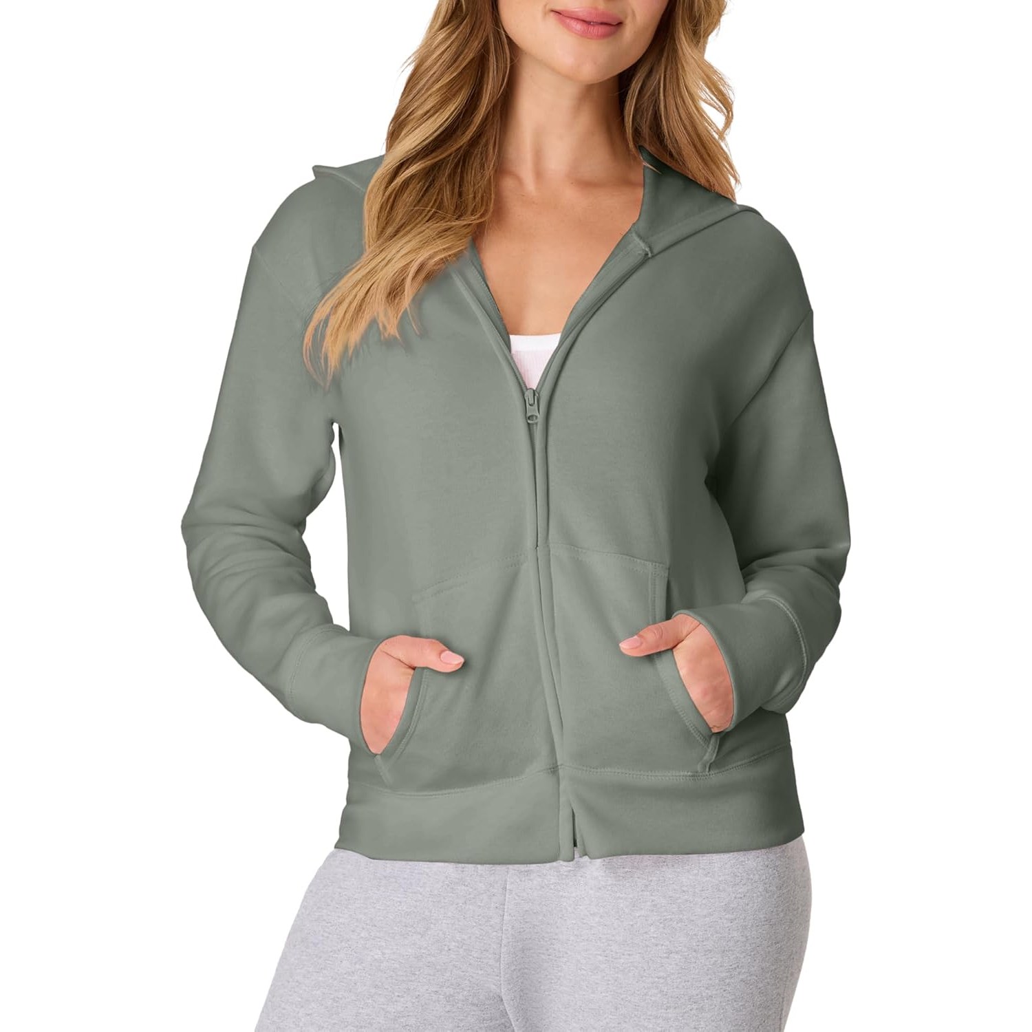 Casual Full Zip Hoodie For Everyday Wear For Women