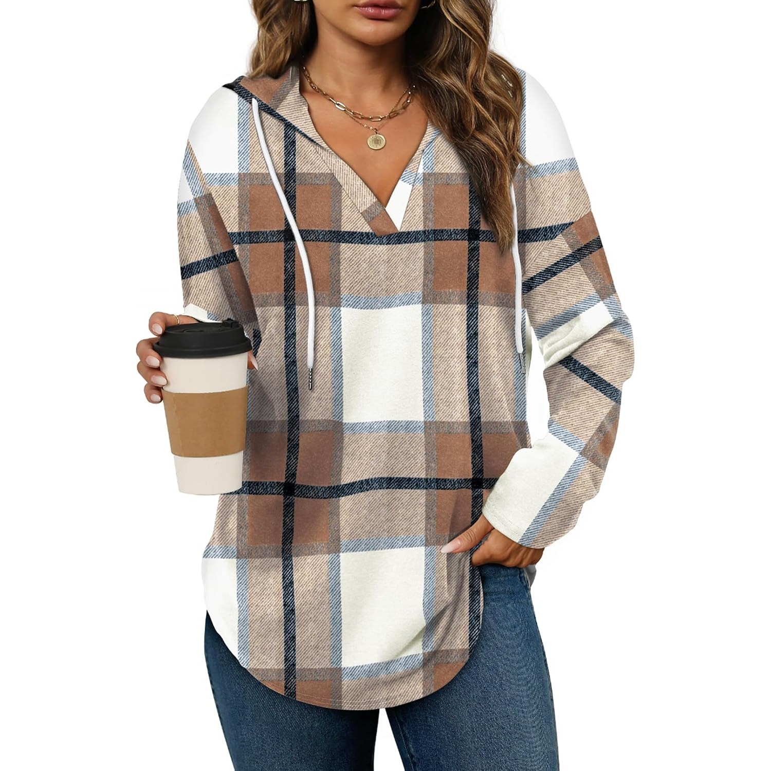 Oversized Long Sleeve Pullover Hoodie For Women
