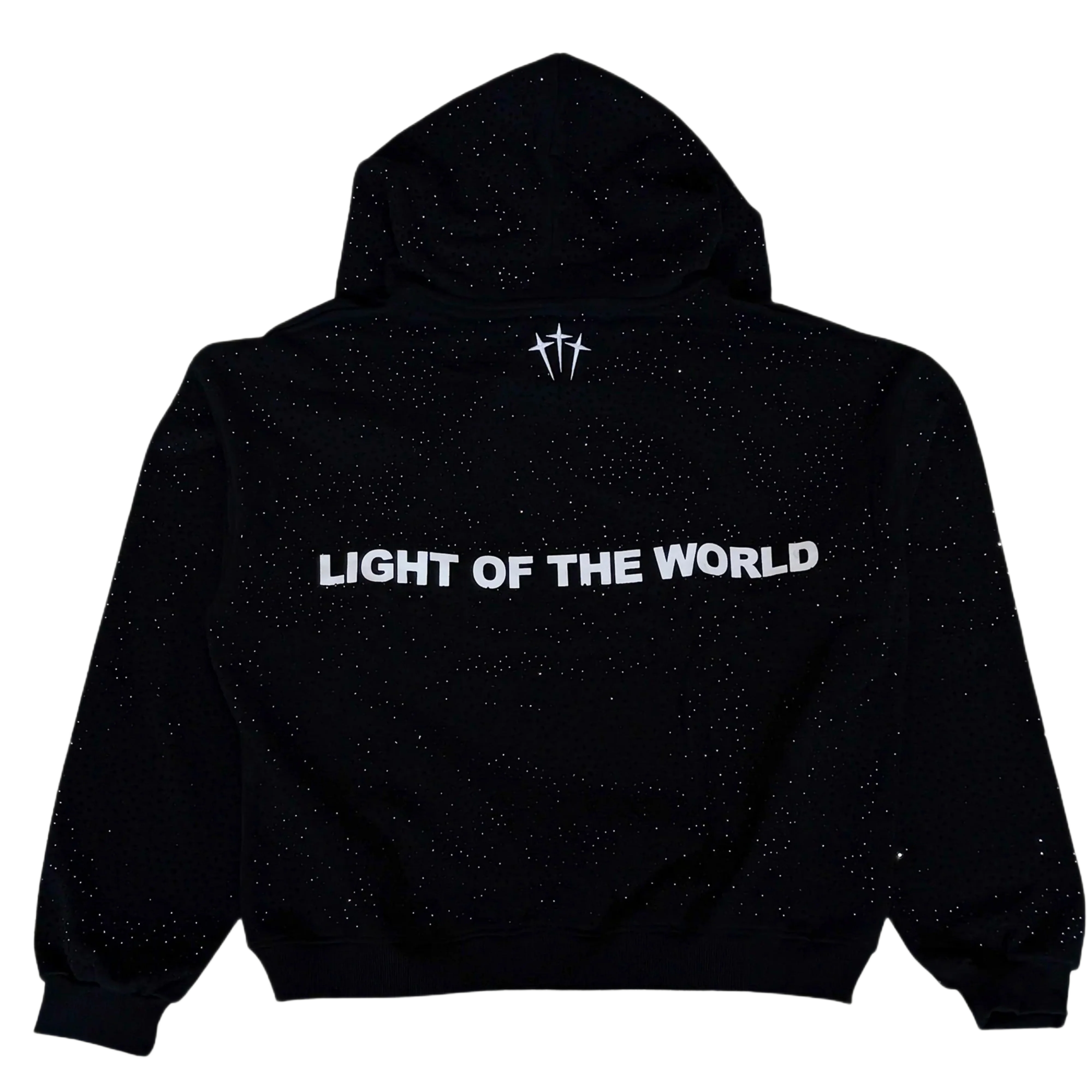 Rhinestone Graphic Pullover Casual Wear Hoodie
