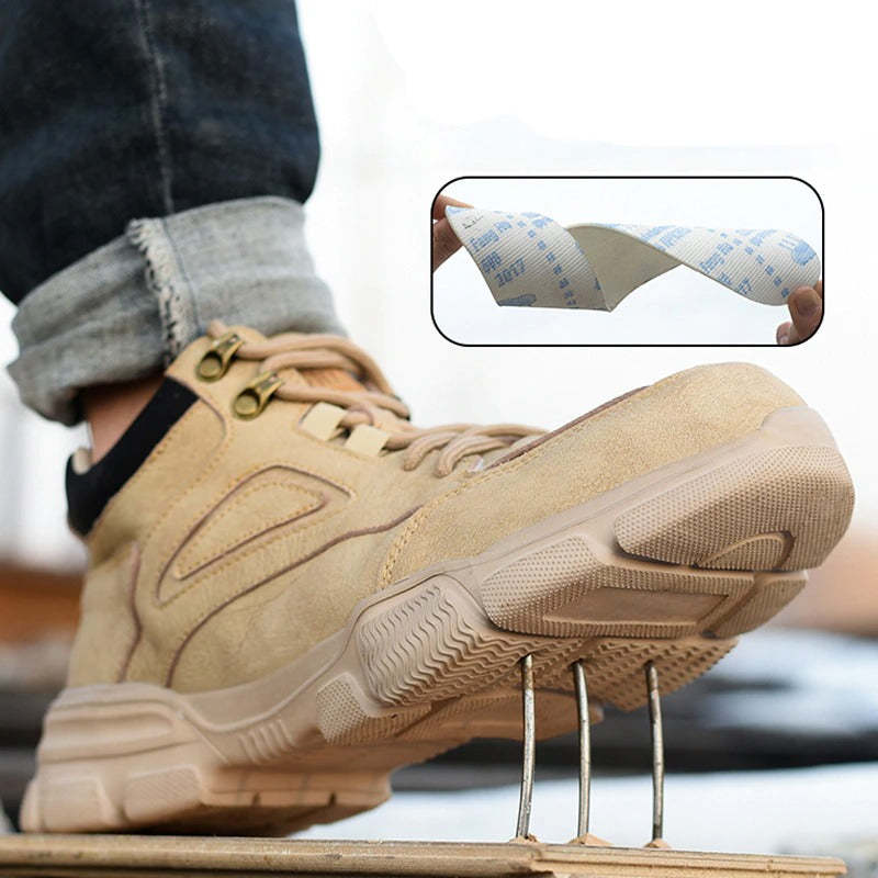 Anti-Smash Solid Boots For Men-Soco Sands